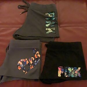 EUC 3 Pairs VS Pink shorts